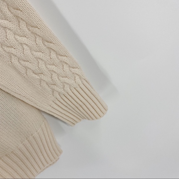 Noel Asmar merino cashmere blend cream sweater - Picture 6 of 8